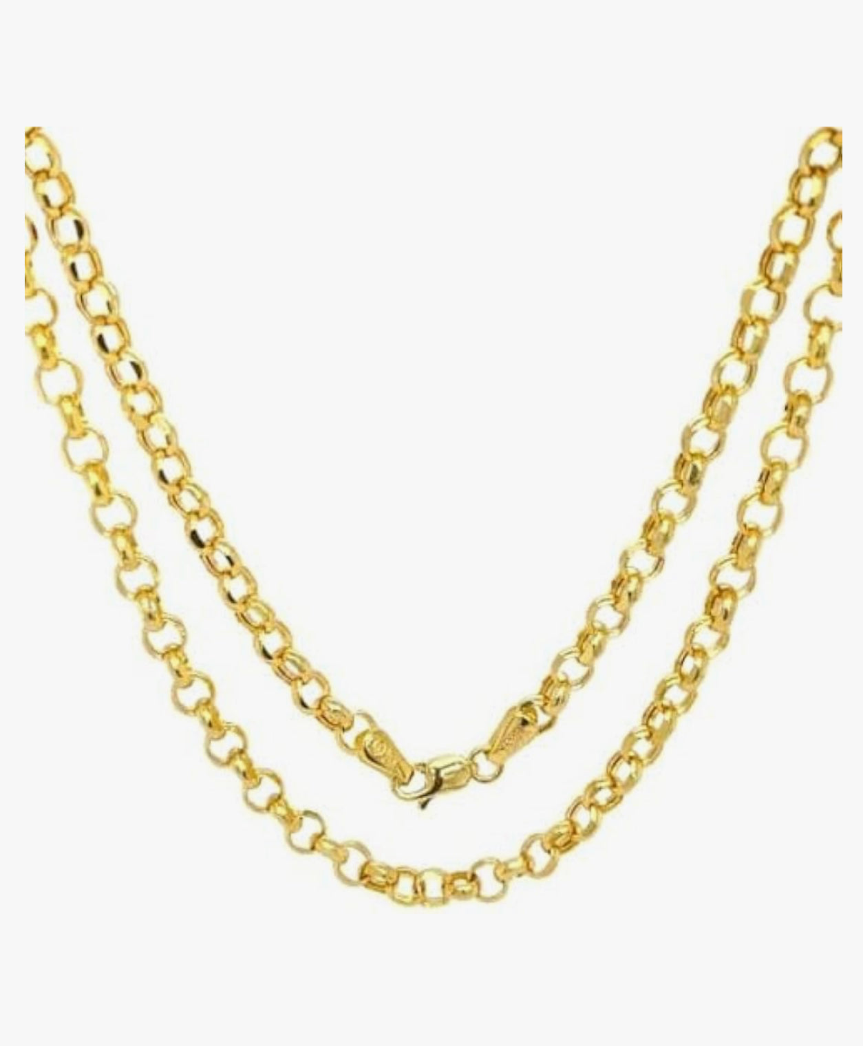 14k Gold Rolo Chain - 20 Inches