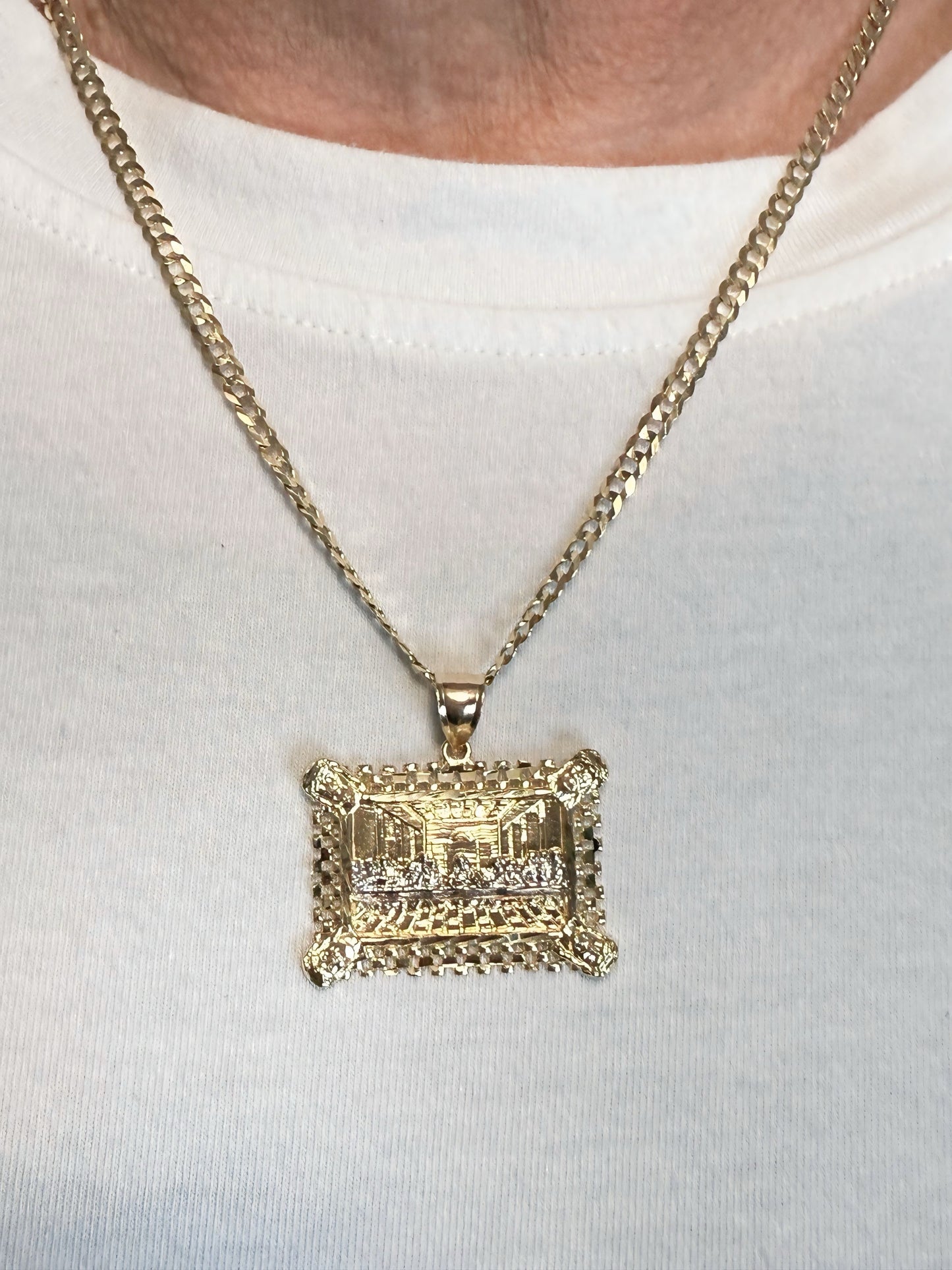 Gold Pendant of the Last Supper