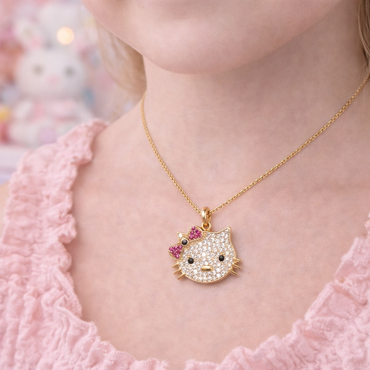 Forzatine Hello Kitty 14k Gold Chain