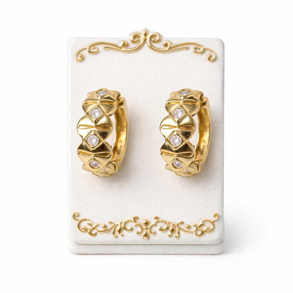 14K Gold Earrings for Girls