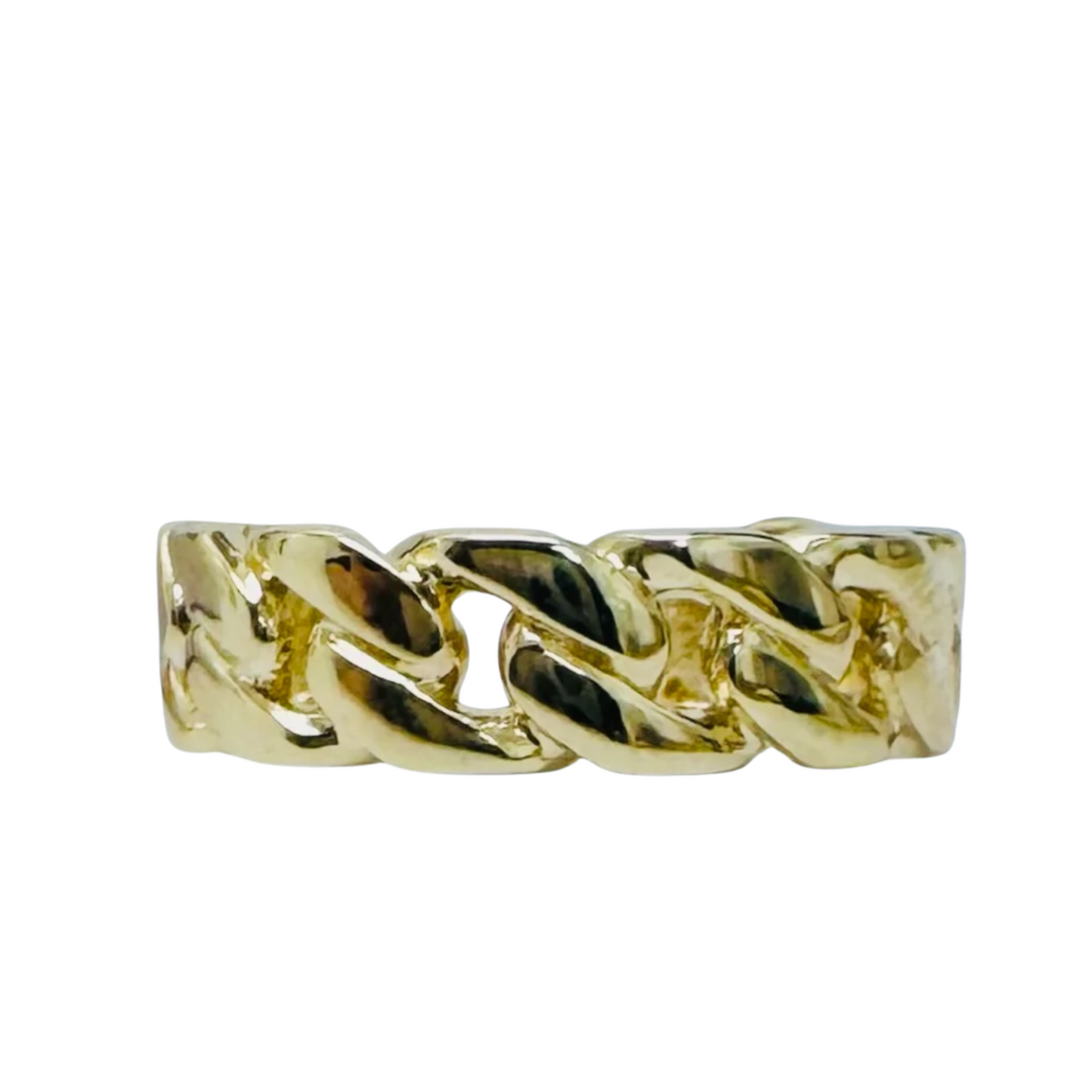 10k gold braided ring size 10 for women