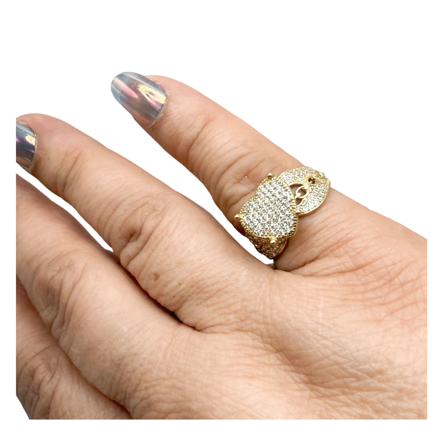10k gold Princess ring size 7 1/2 for women