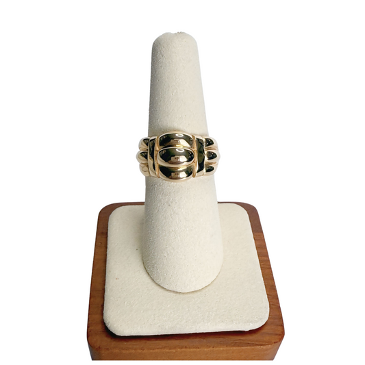 Anillo de oro de 10k talla 7 para mujer