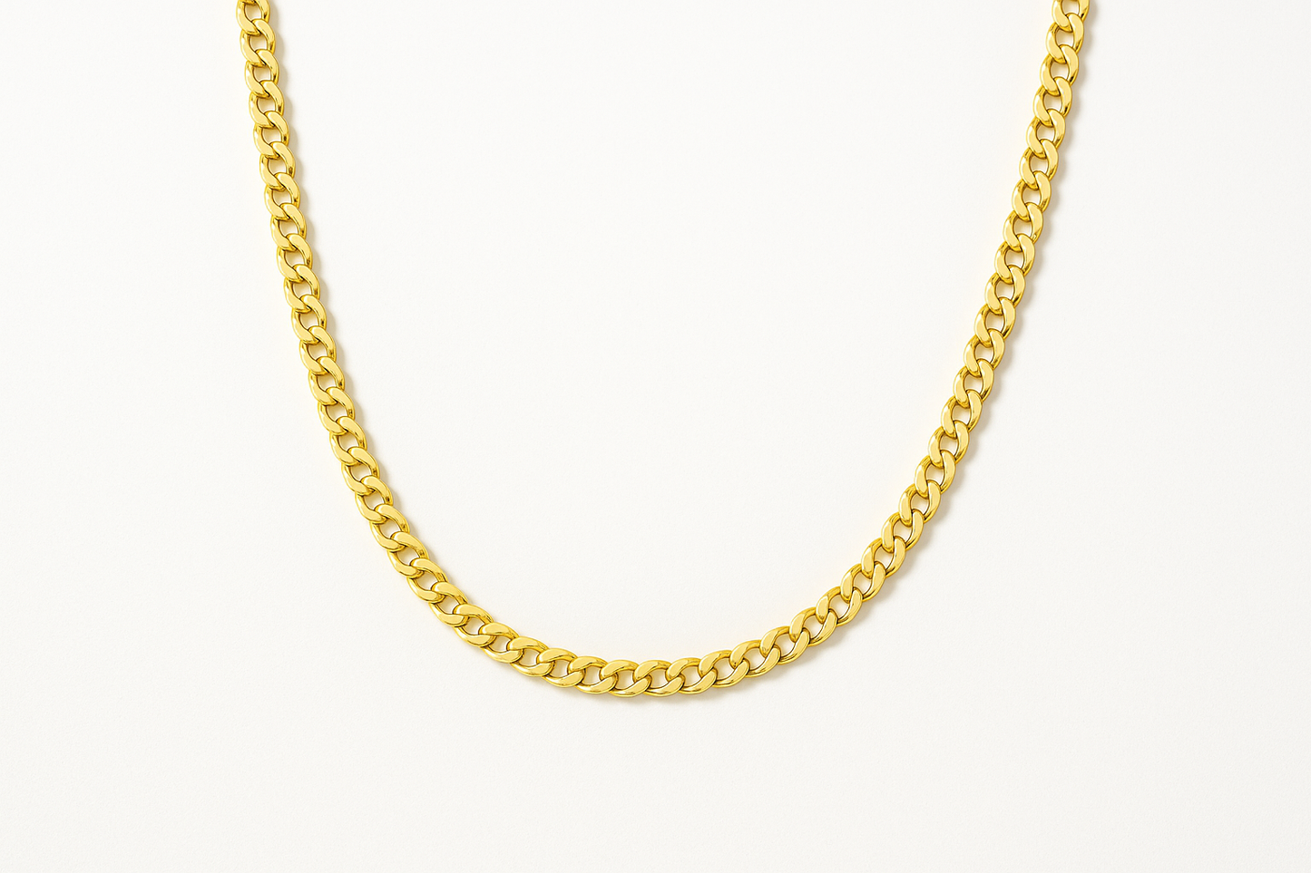 Cadena Cuban link de oro 10k - foto de producto