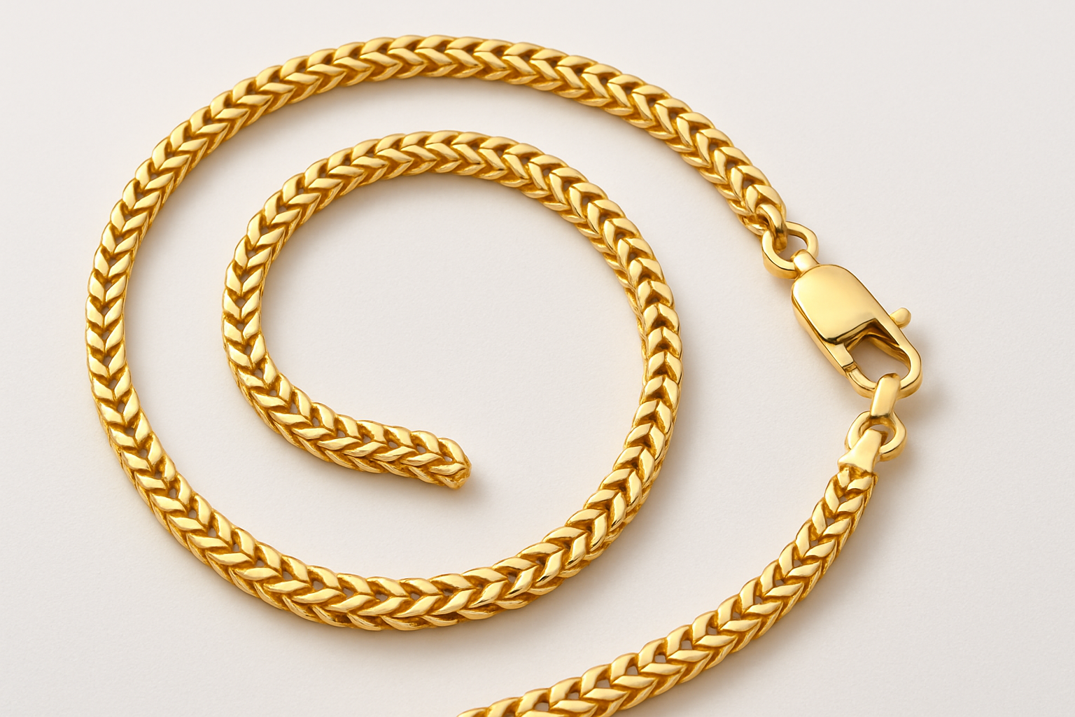 10k Gold Franco Cut Chain - Product Photo
