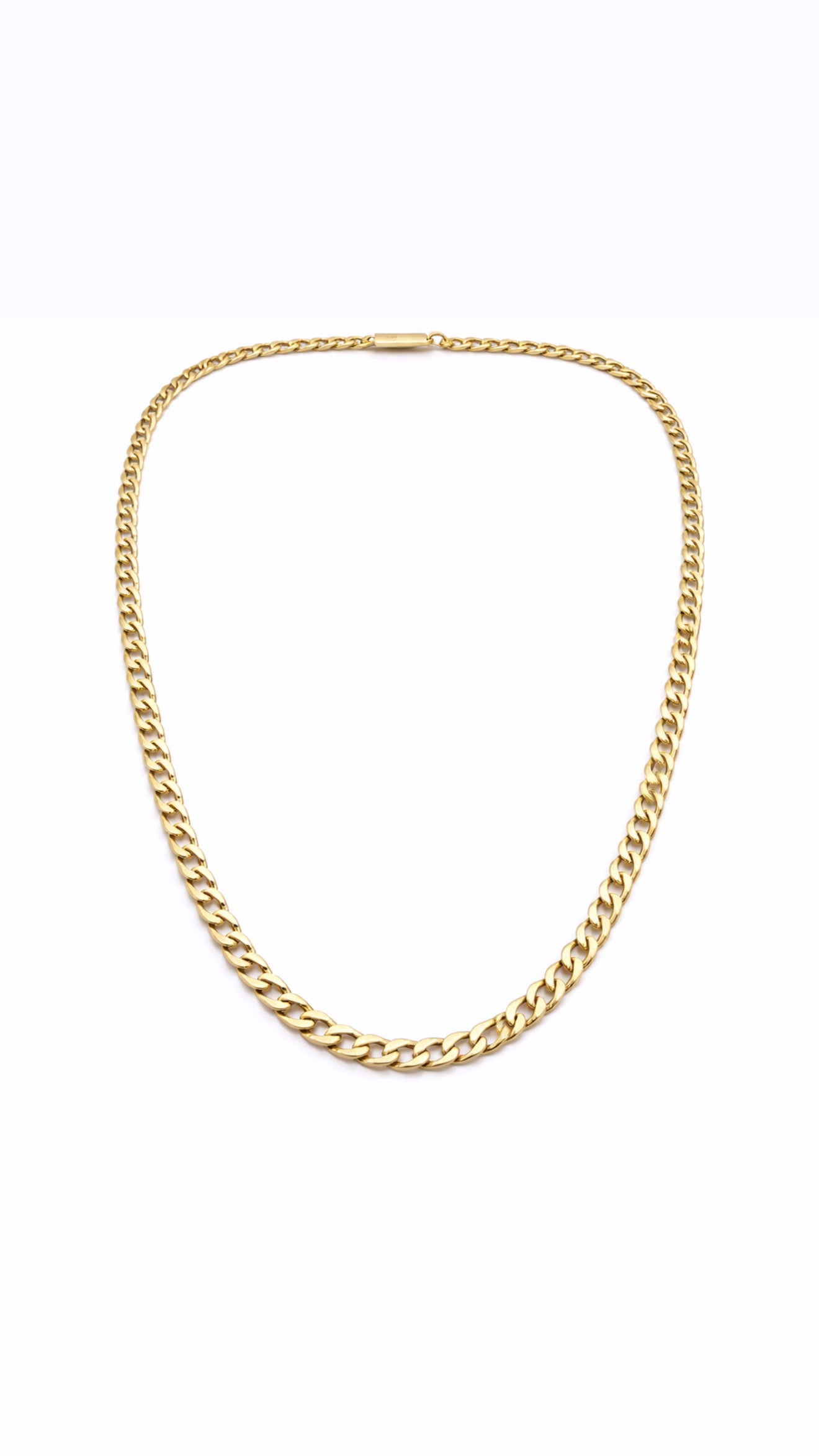 14K Gold Diamond Cut Chain Necklace 22 Inch 4mm