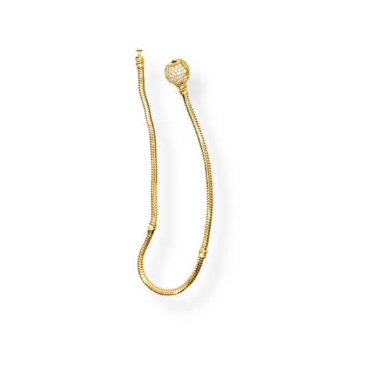Pandora 10k gold size 7 1/2 women's