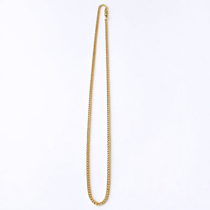 14K Gold Diamond Cut Chain Necklace 20 Inch 2.2mm