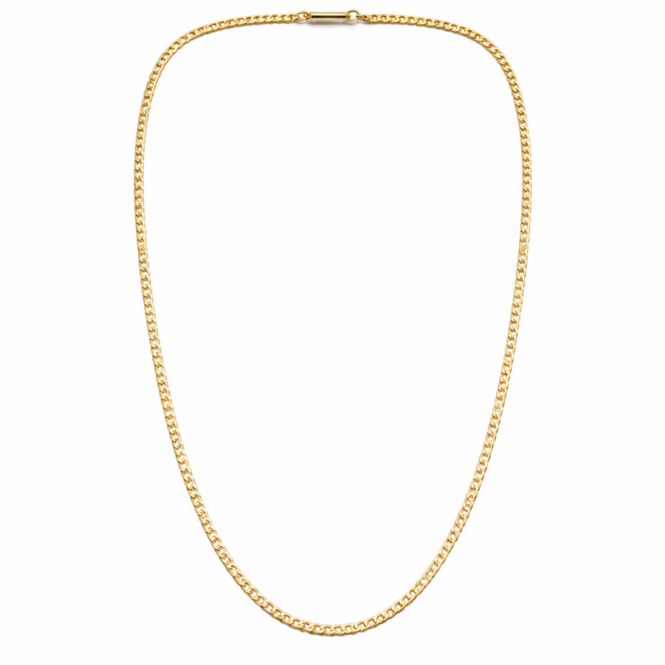 14K Gold Diamond Cut Chain Necklace 24 Inch 2.5mm