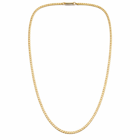 14K Gold Diamond Cut Chain Necklace 24 Inch 2.5mm