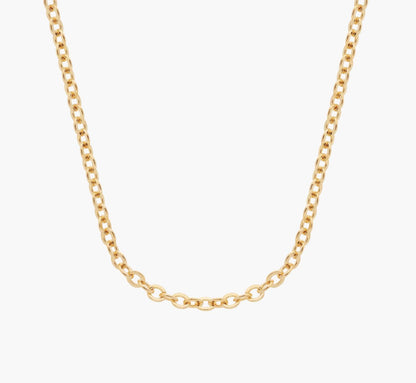 14k Gold Rolo Chain - 20 Inches