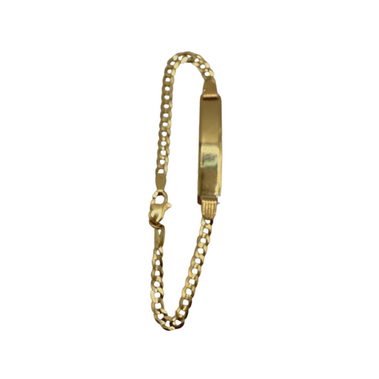 Unisex children's 10k gold bracelet, size 6