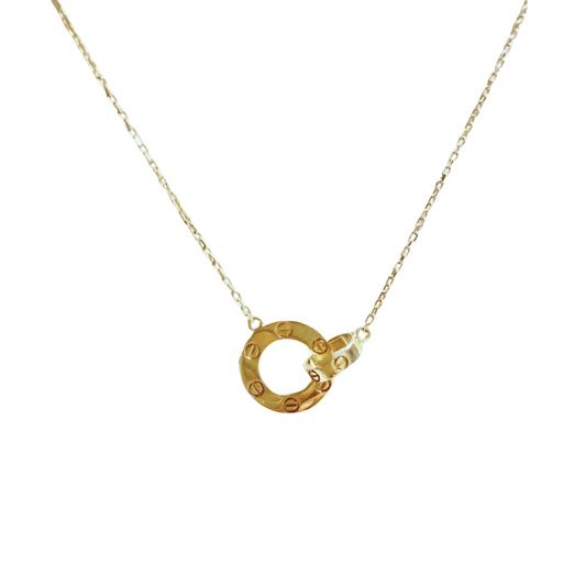 Cartier 10k gold chain, size 18mm for women