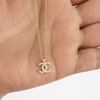 14k Gold Heart Chain for Women, 16-18 Inches