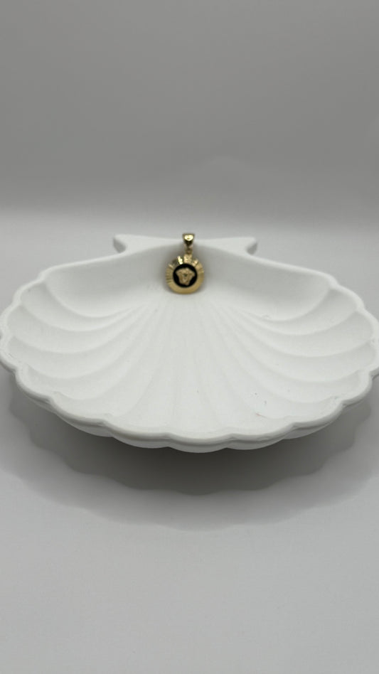 Colgante Versa de oro de 10k con ónix para mujer