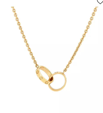 Cartier 10k gold chain, size 18mm for women