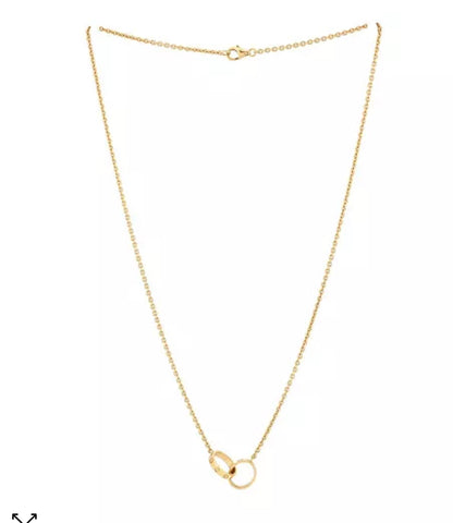 Cartier 10k gold chain, size 18mm for women