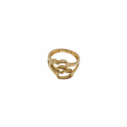 10k gold heart ring size 6 1/4 for women